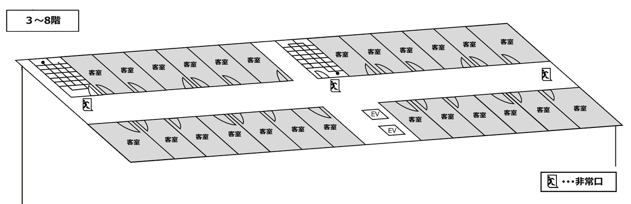 3-8F｜フロアマップ画像